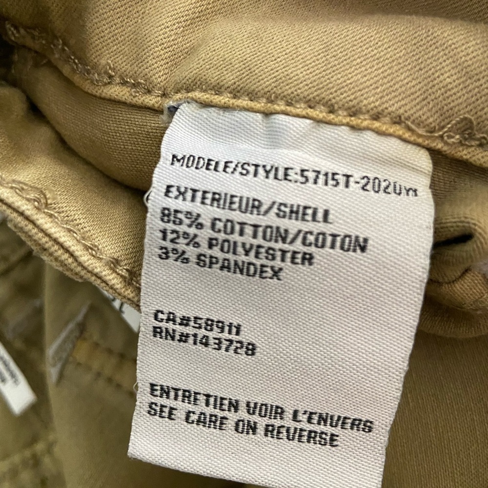 TRIBAL Audrey Hugging Button Fly Wide Leg Pant Olive Khaki Sz 16 NWT - Picture 13 of 15